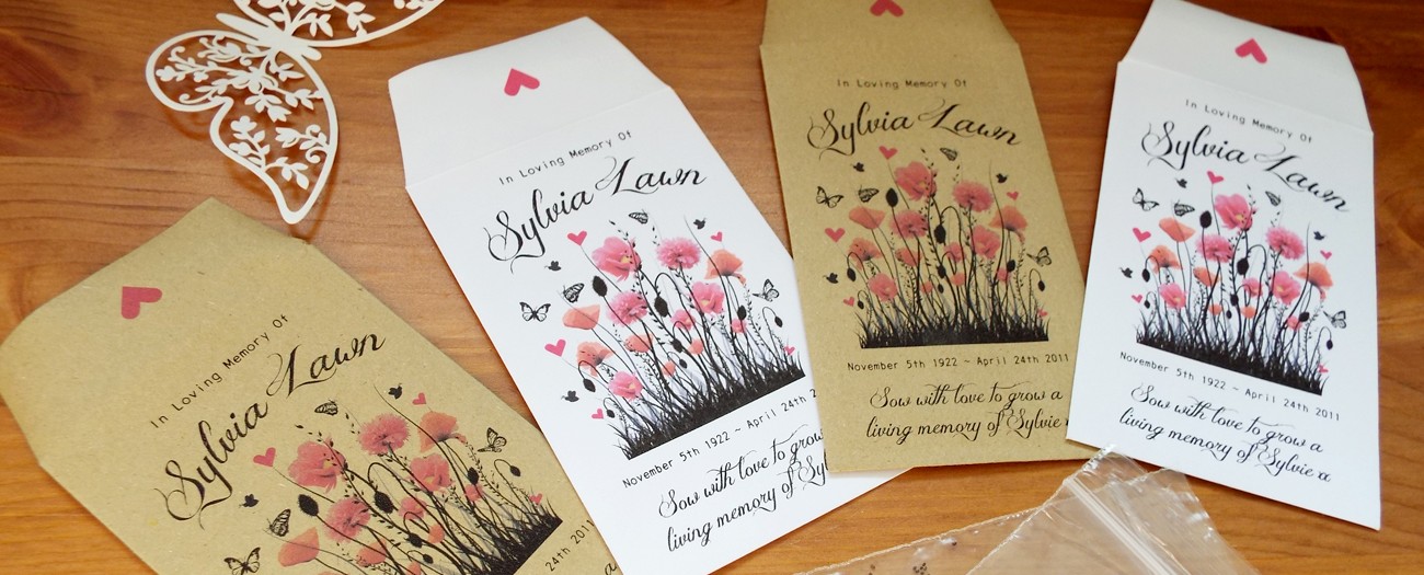 Funeral Seed Packets