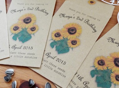 sunflower seed favours