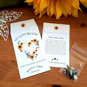 Sunflower Seed Favours